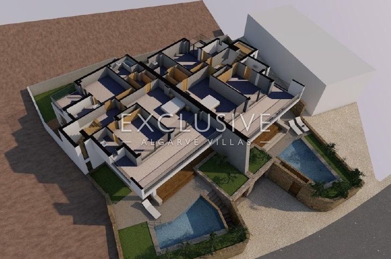 Modern 3 bedroom semi-detached villa with pool, Sta Barbara de Nexe, Algarve