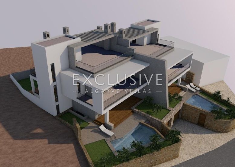 Modern 3 bedroom semi-detached villa with pool, Sta Barbara de Nexe, Algarve