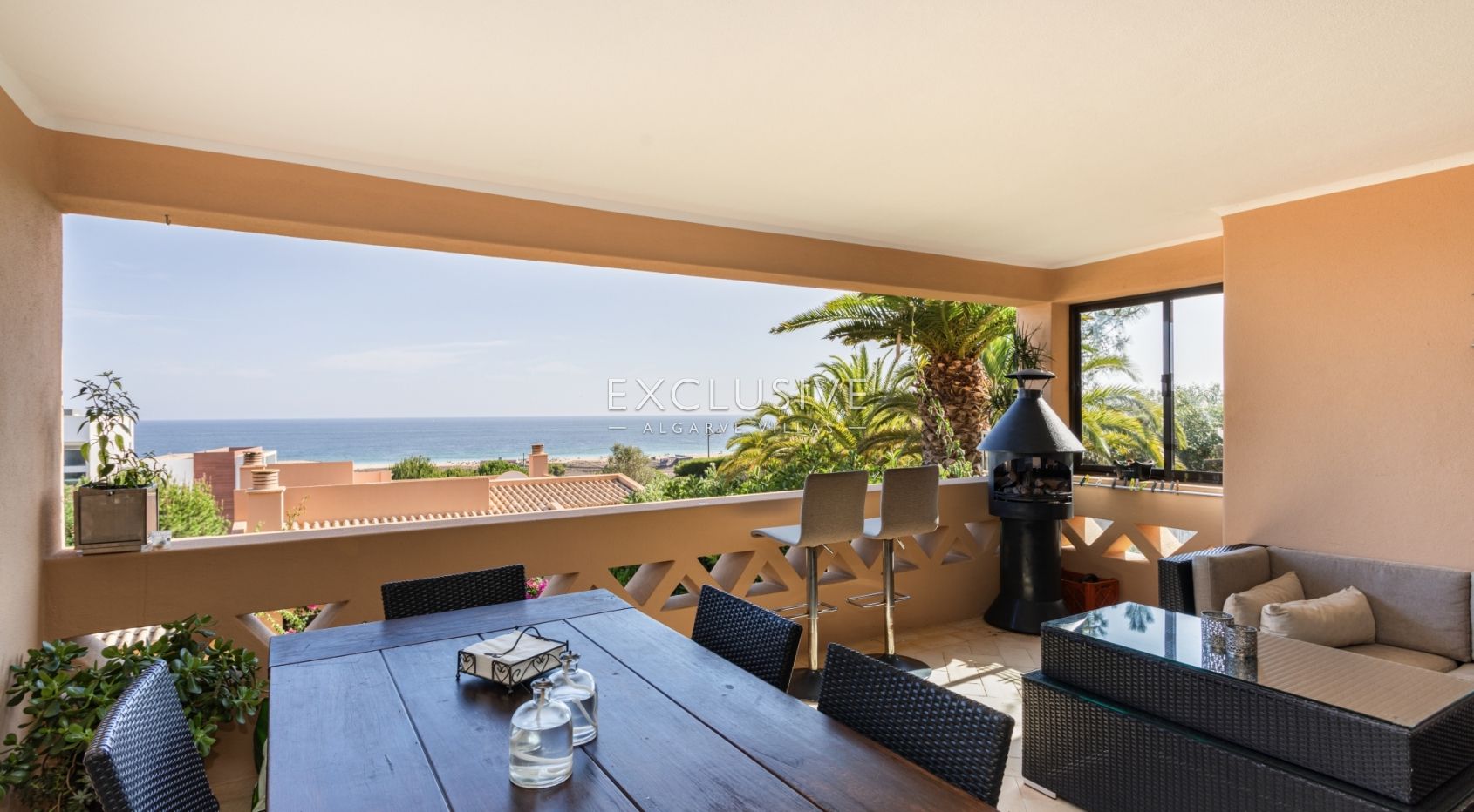 Gut präsentierte 3-Zimmer-Wohnung mit unglaublichem Meerblick, in Lagos (Algarve)