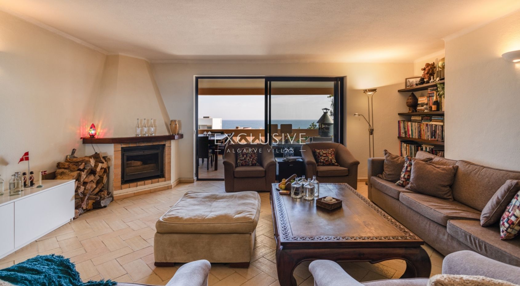 Gut präsentierte 3-Zimmer-Wohnung mit unglaublichem Meerblick, in Lagos (Algarve)