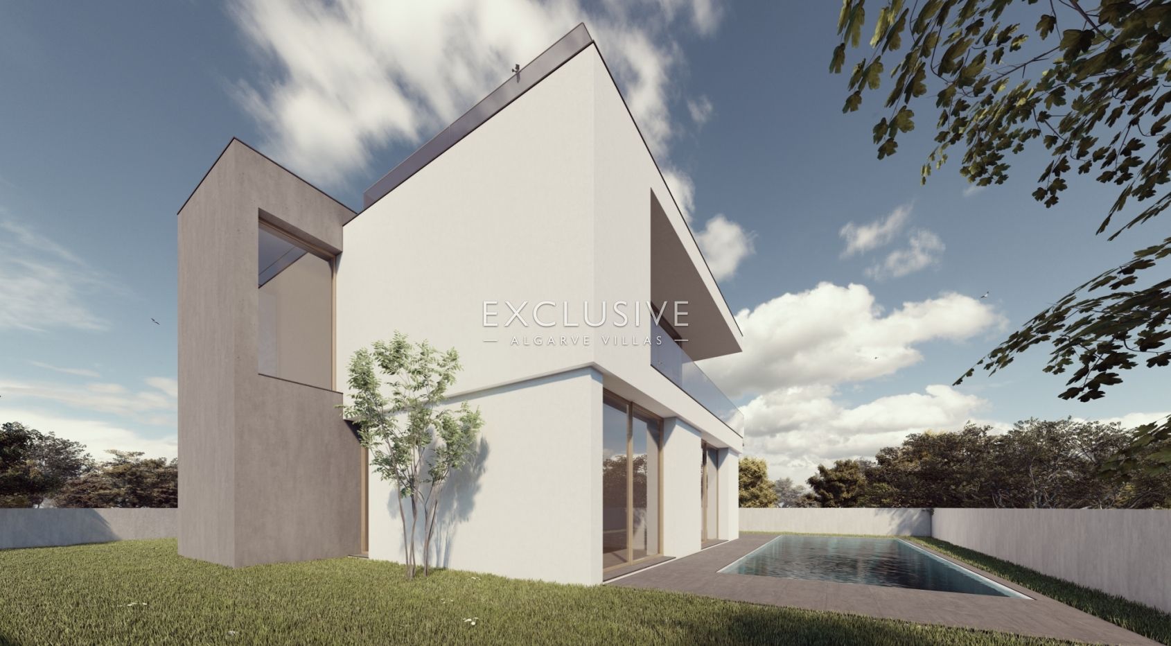 Plot with project for contemporary villa in Carvoeiro, Algarve