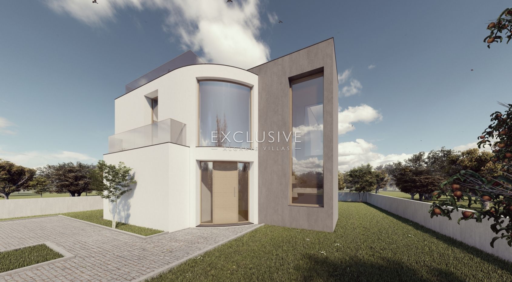 Plot with project for contemporary villa in Carvoeiro, Algarve