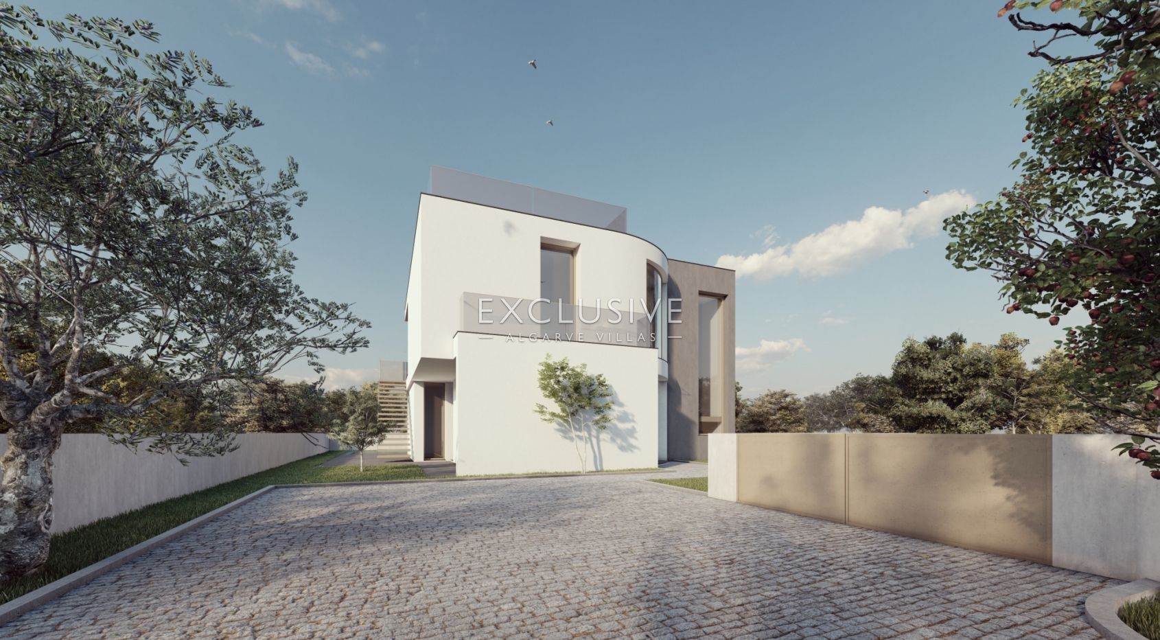 Plot with project for contemporary villa in Carvoeiro, Algarve