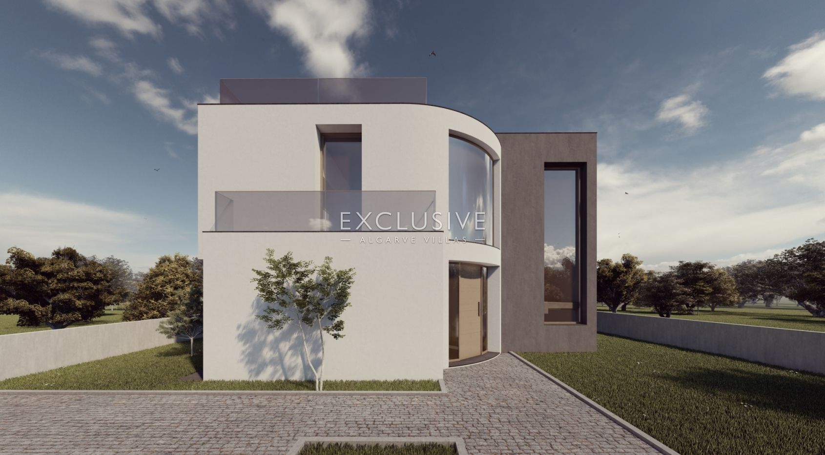 Plot with project for contemporary villa in Carvoeiro, Algarve
