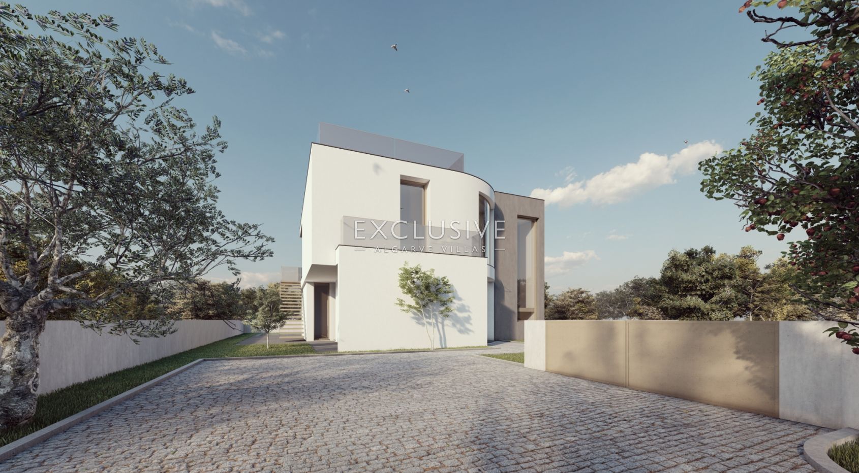 Plot with project for contemporary villa in Carvoeiro, Algarve
