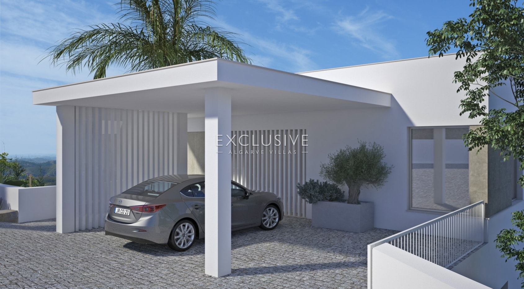 Neue luxuriöse Villa mit Aufzug und Meerblick in Caldas de Monchique, Algarve.