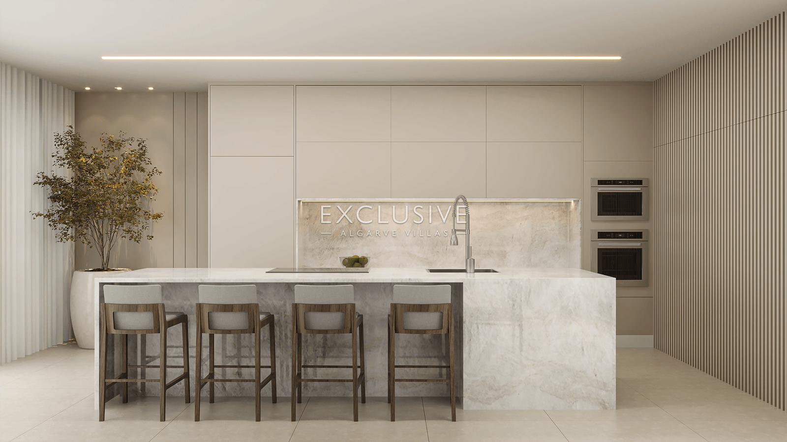 New luxury villa in Carvoeiro, 1 km from beach, modern design, rooftop swimming pool