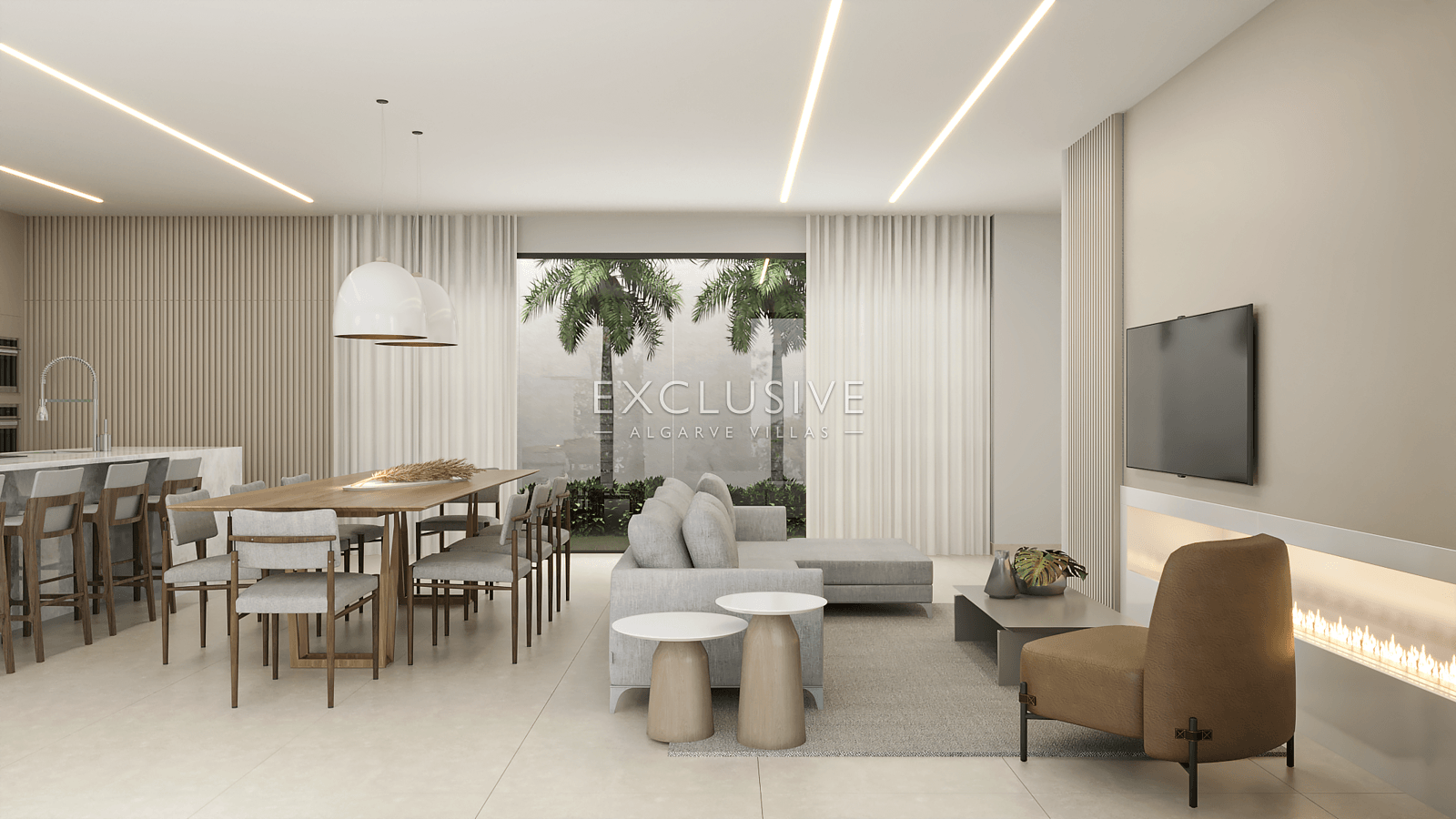 New luxury villa in Carvoeiro, 1 km from beach, modern design, rooftop swimming pool