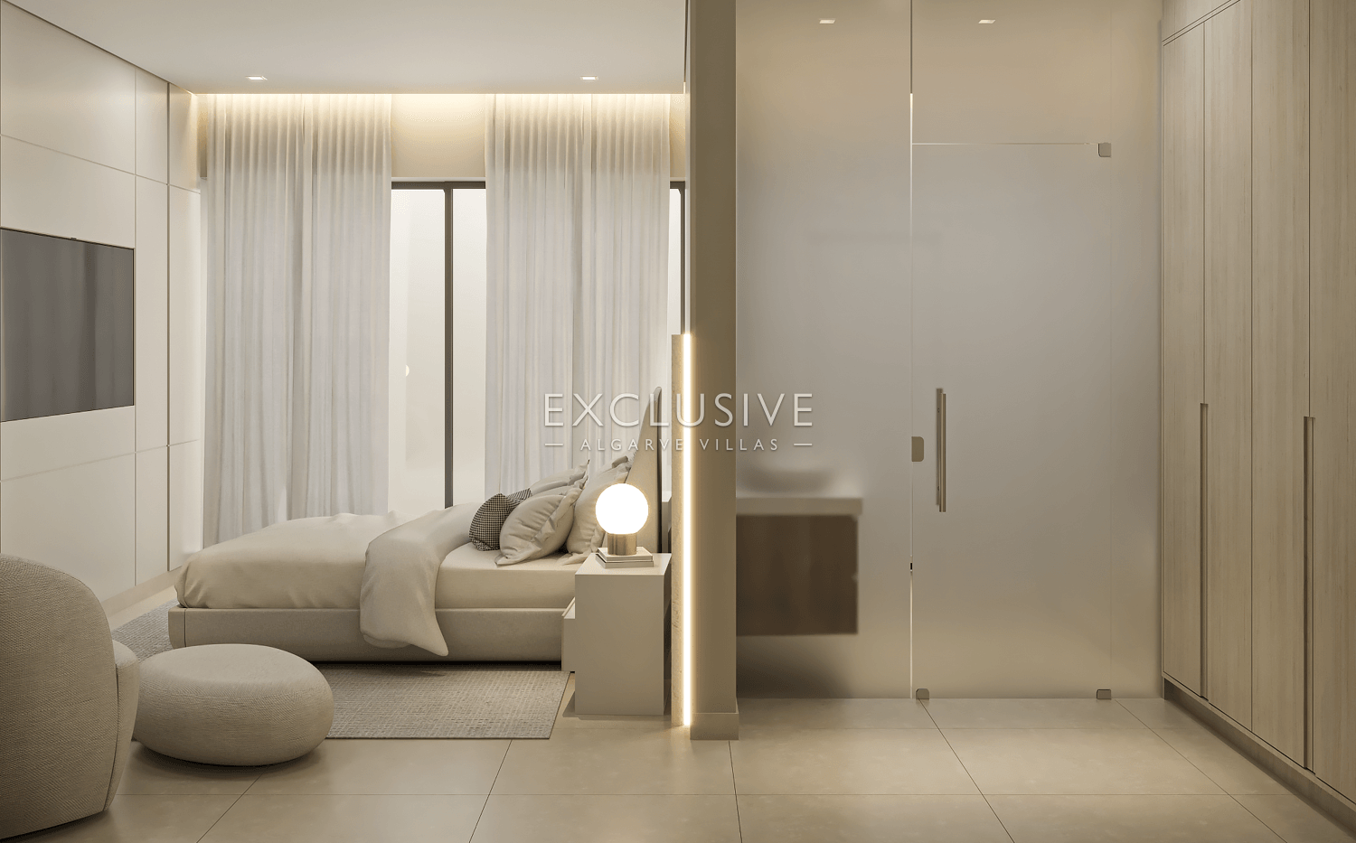 New luxury villa in Carvoeiro, 1 km from beach, modern design, rooftop swimming pool