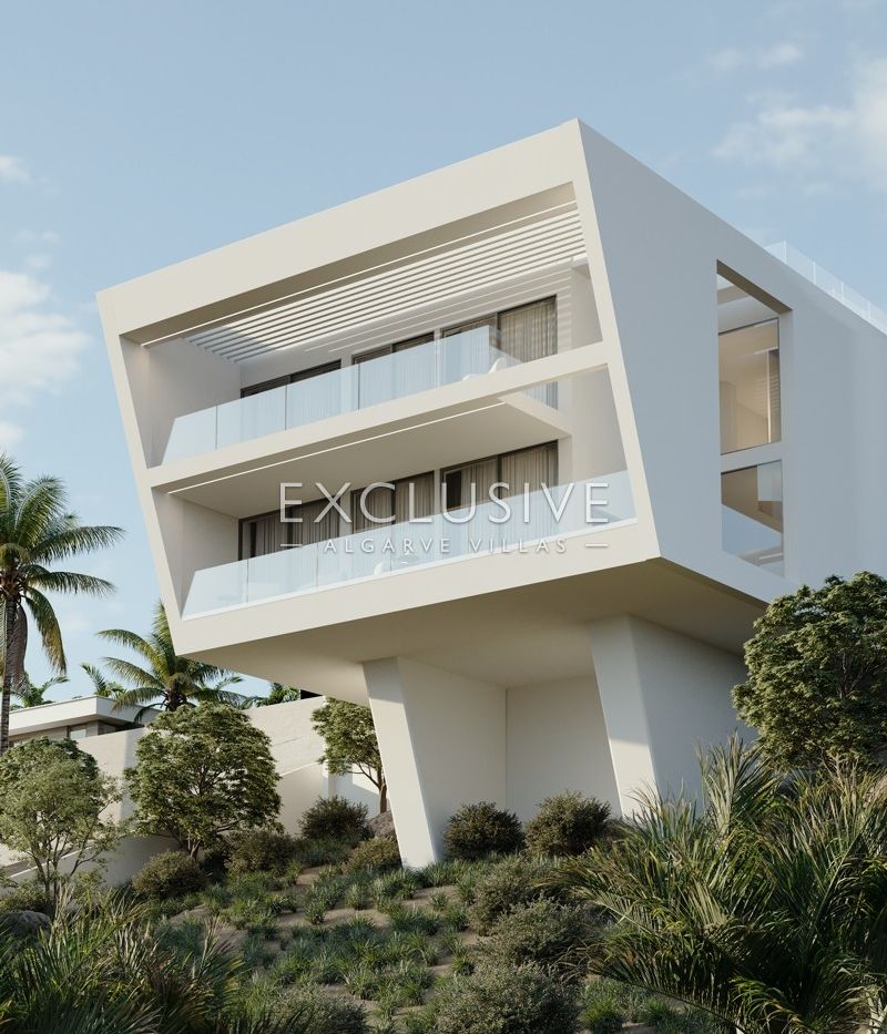 New luxury villa in Carvoeiro, 1 km from beach, modern design, rooftop swimming pool