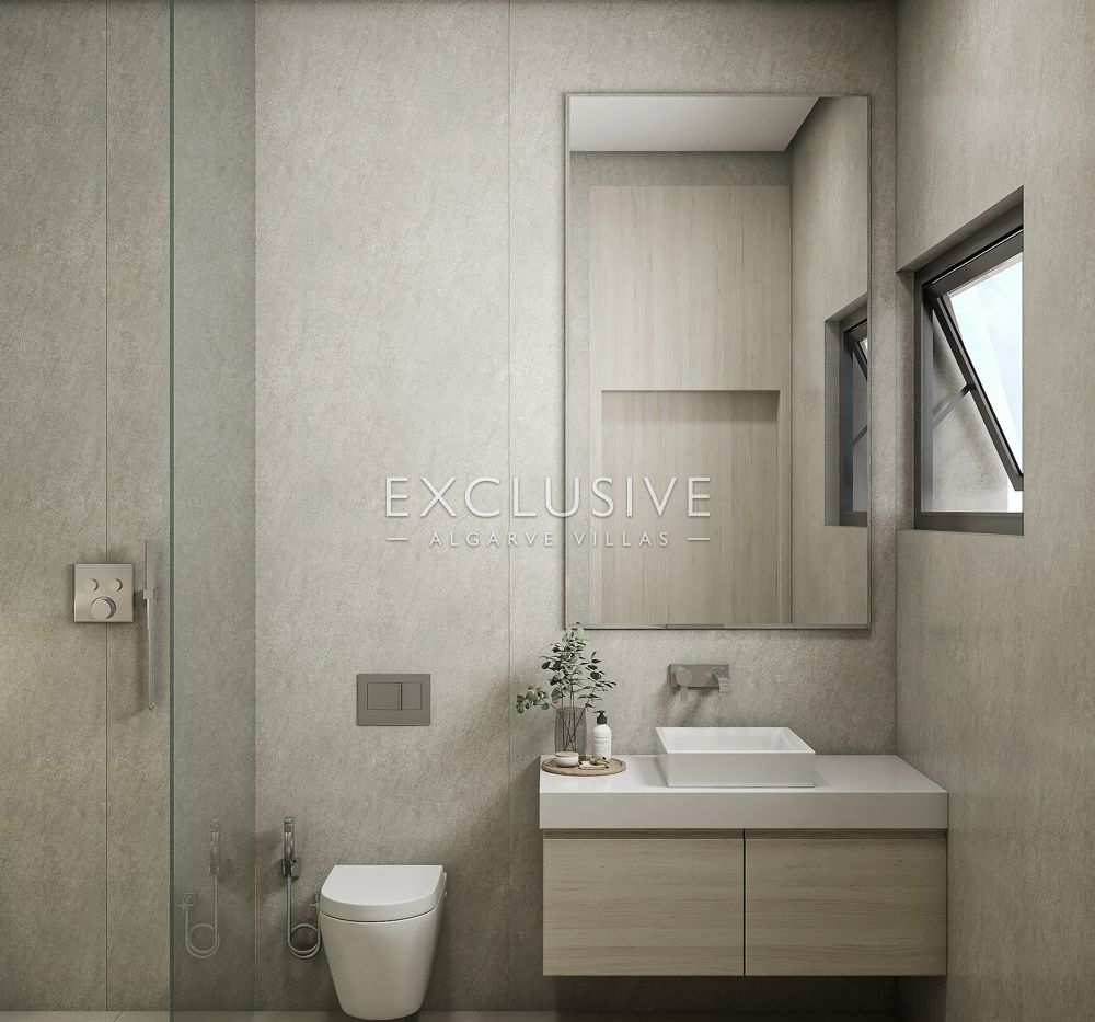 New luxury villa in Carvoeiro, 1 km from beach, modern design, rooftop swimming pool