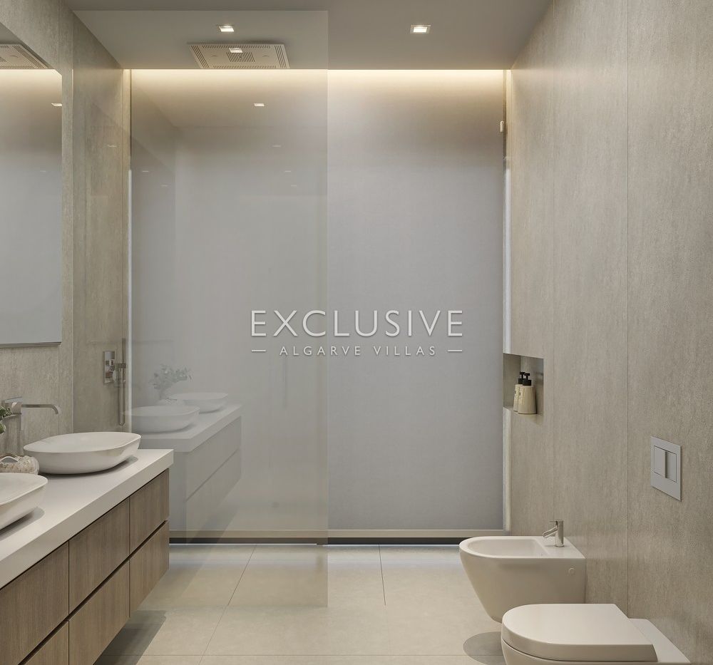 New luxury villa in Carvoeiro, 1 km from beach, modern design, rooftop swimming pool