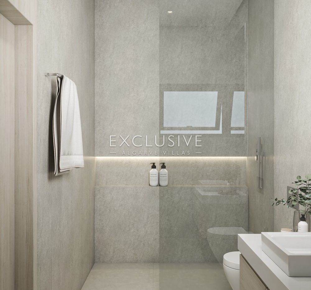 New luxury villa in Carvoeiro, 1 km from beach, modern design, rooftop swimming pool