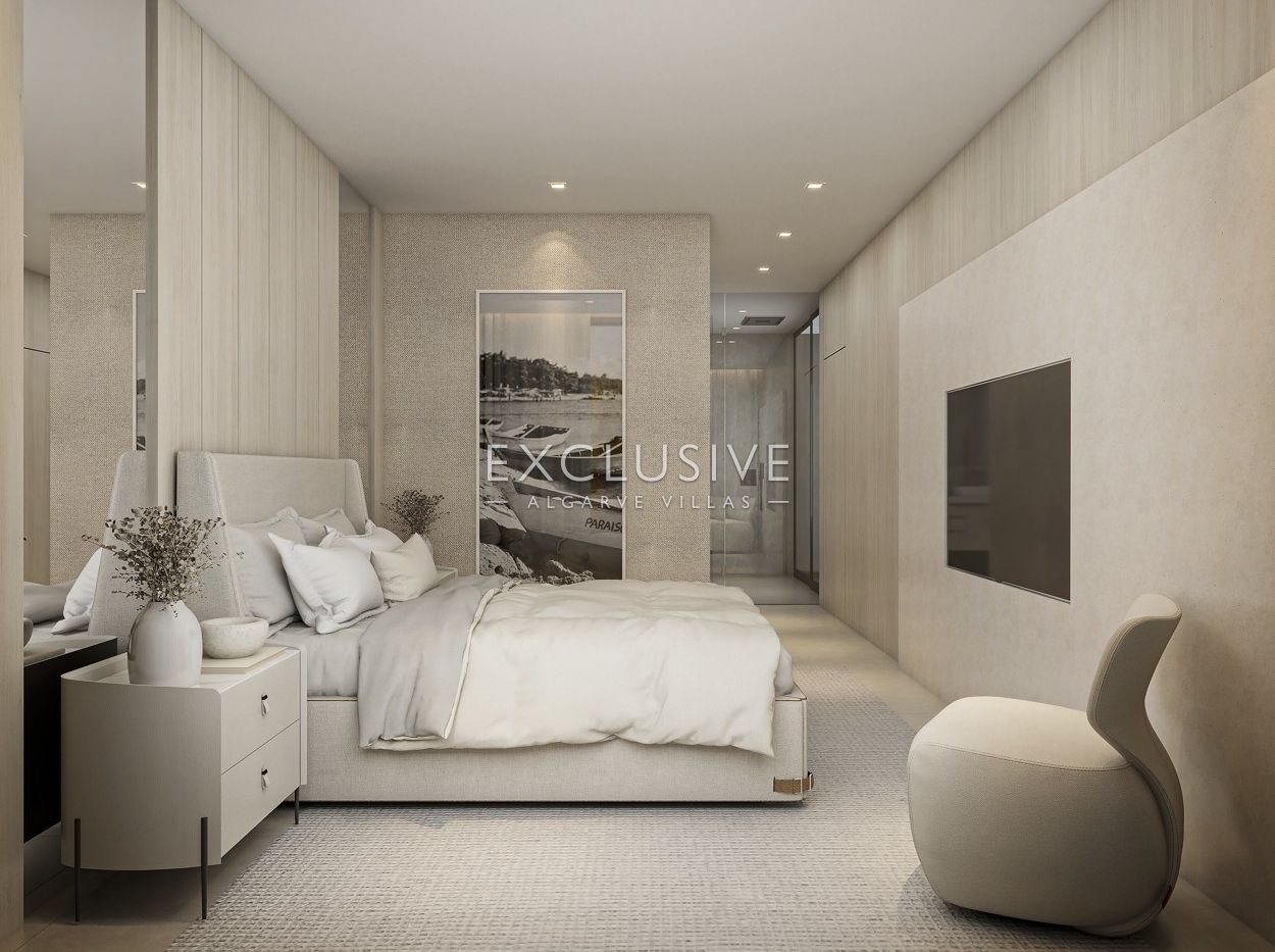 New luxury villa in Carvoeiro, 1 km from beach, modern design, rooftop swimming pool