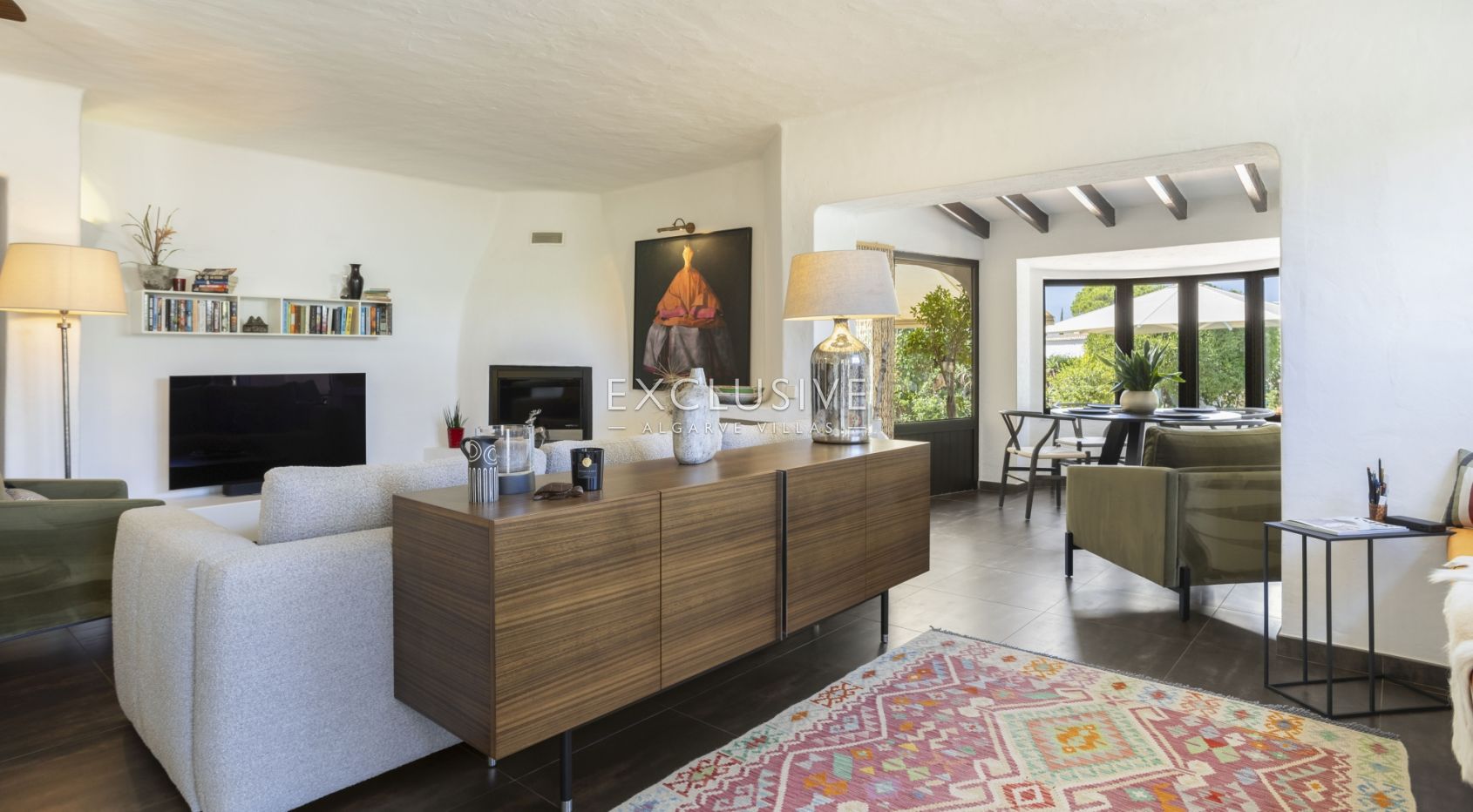 Ebenerdige Villa in Gehweite zu Carvoeiro mit Meerblick Algarve