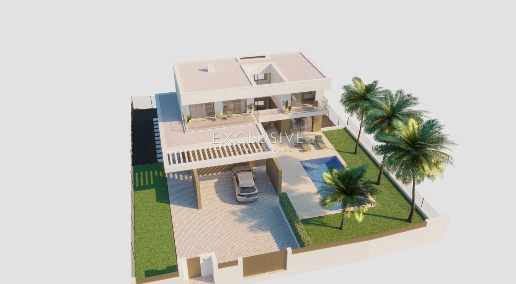 Building plot with approved architects project in Praia da Luz, Lagos, Algarve