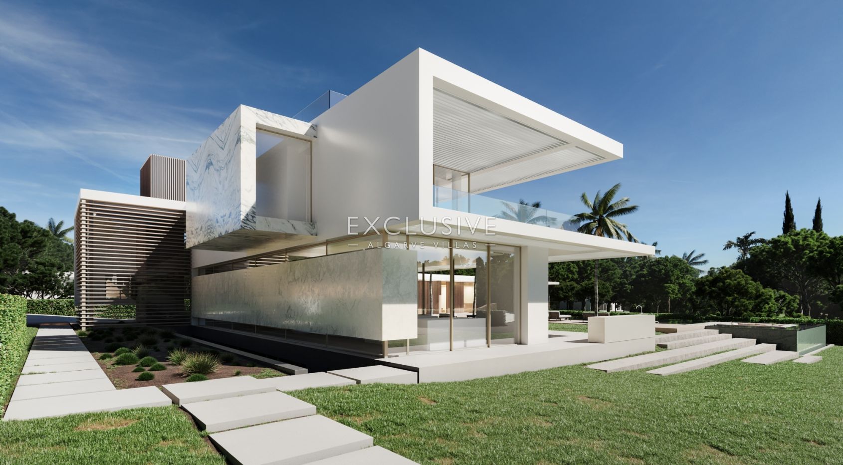 Superb luxury villa 6+2 bedrooms near Ancao beach in golden triangle Algarve