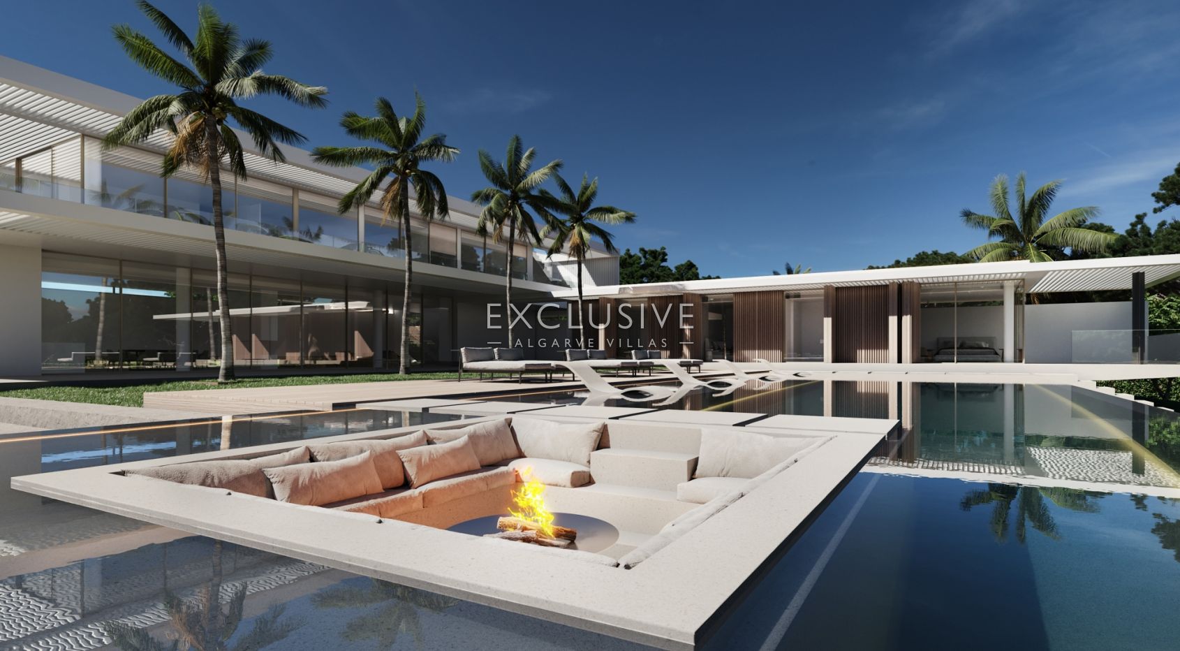 Superb luxury villa 6+2 bedrooms near Ancao beach in golden triangle Algarve