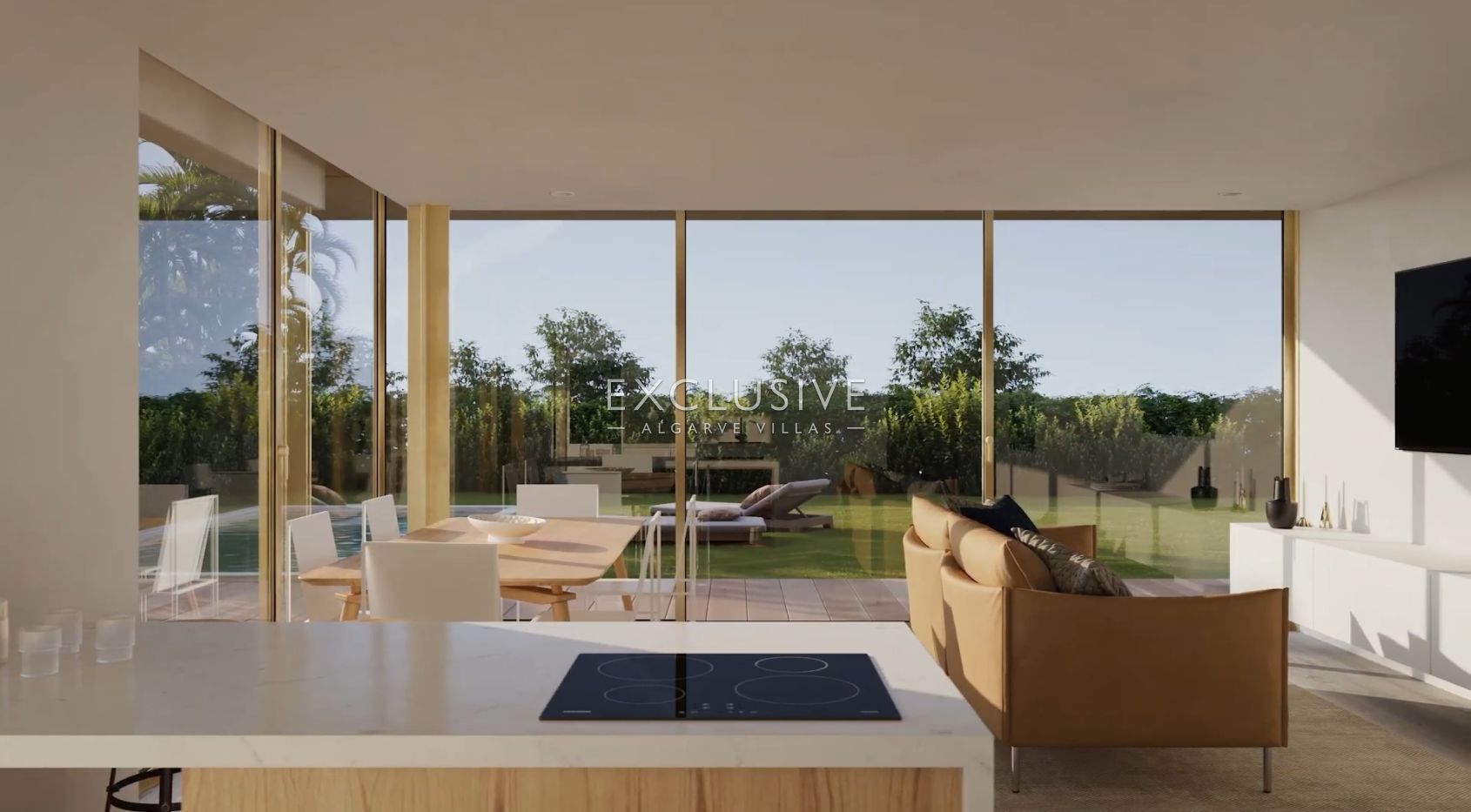 Maisons neuves de plain-pied à Praia da Luz, dans l'Algarve occidental
