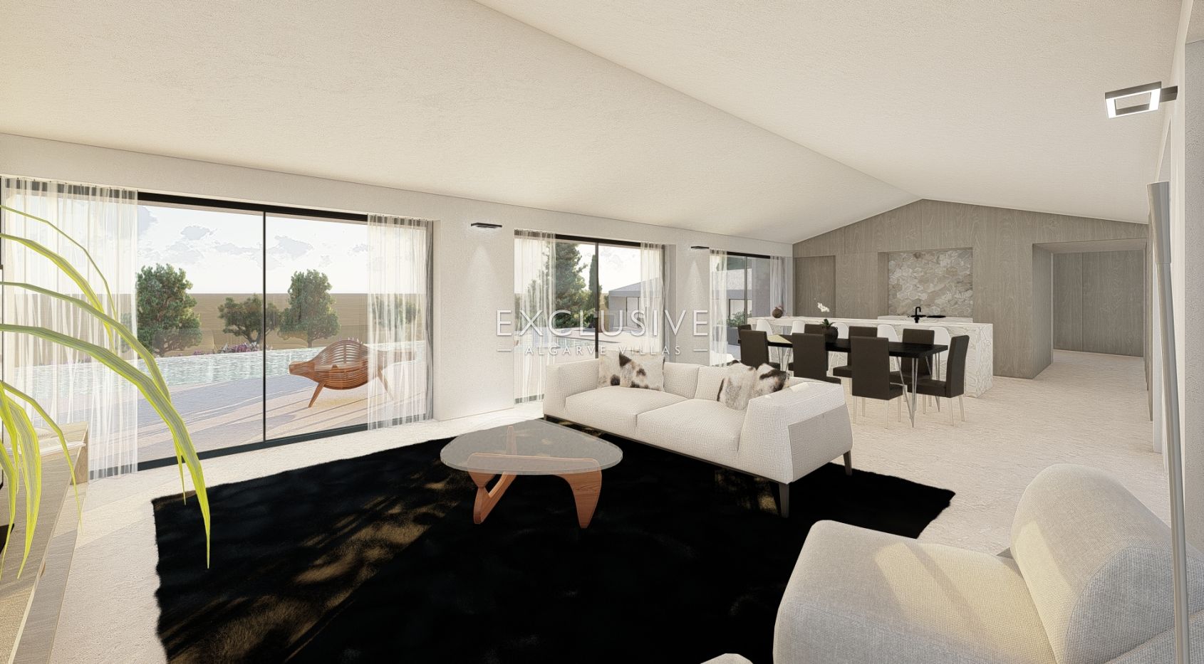 Groot bouwperceel met goedgekeurd project, Lagoa, Algarve