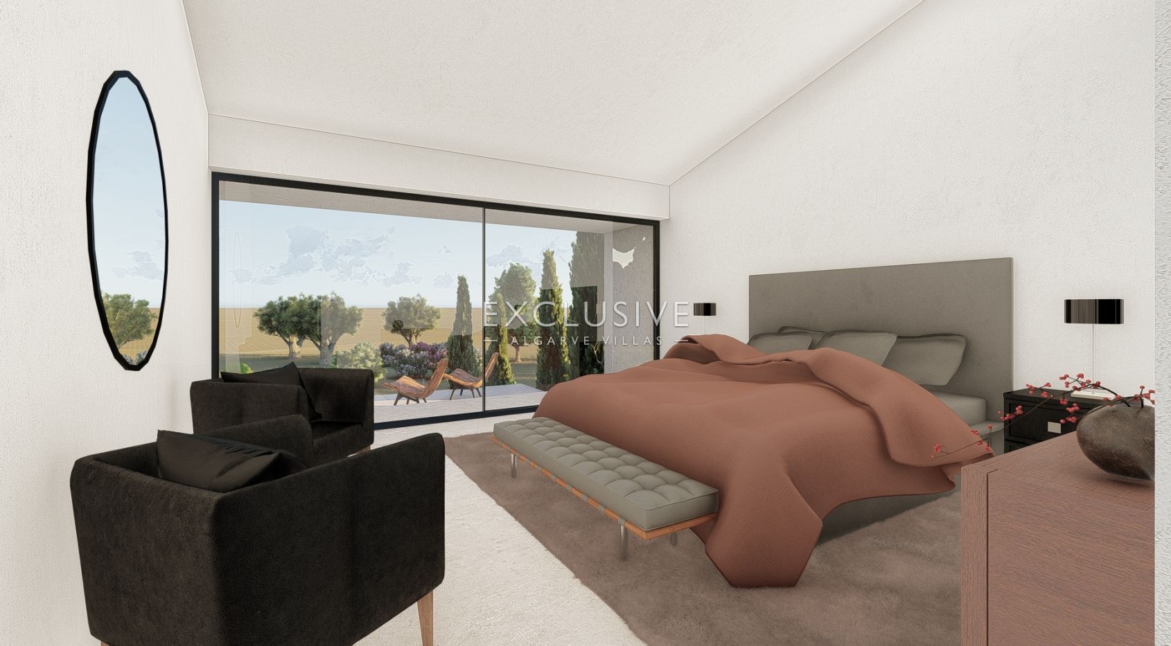Groot bouwperceel met goedgekeurd project, Lagoa, Algarve
