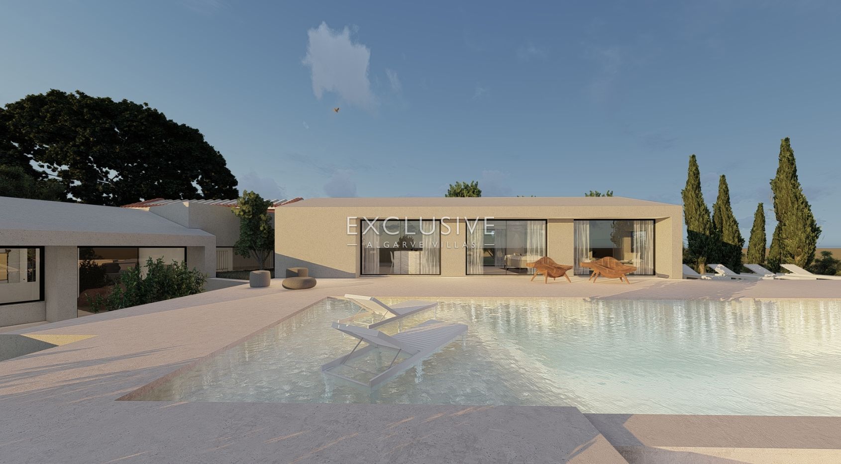 Groot bouwperceel met goedgekeurd project, Lagoa, Algarve