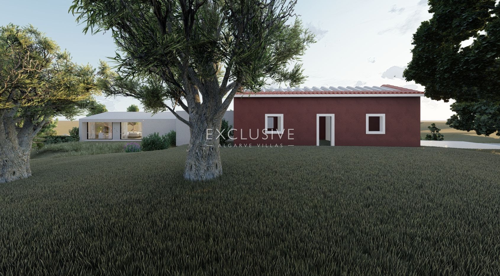 Groot bouwperceel met goedgekeurd project, Lagoa, Algarve