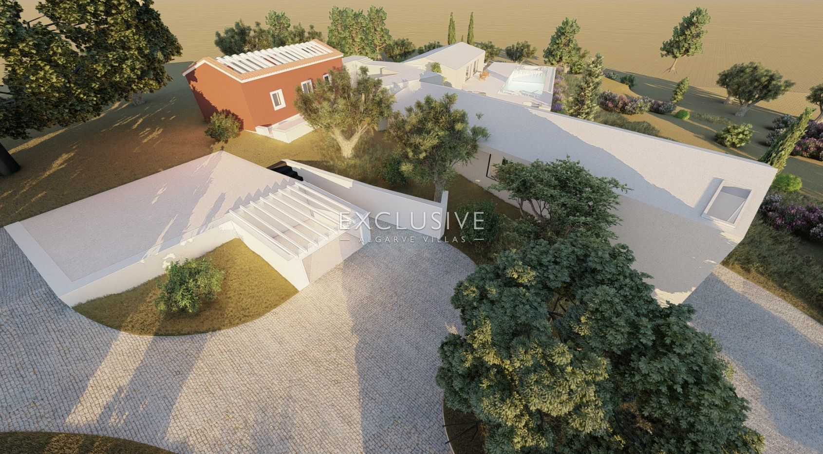Groot bouwperceel met goedgekeurd project, Lagoa, Algarve