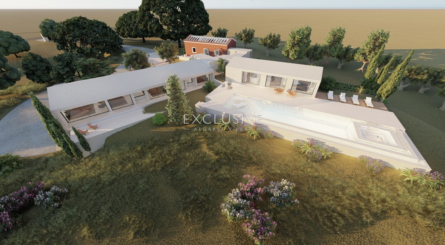 Groot bouwperceel met goedgekeurd project, Lagoa, Algarve
