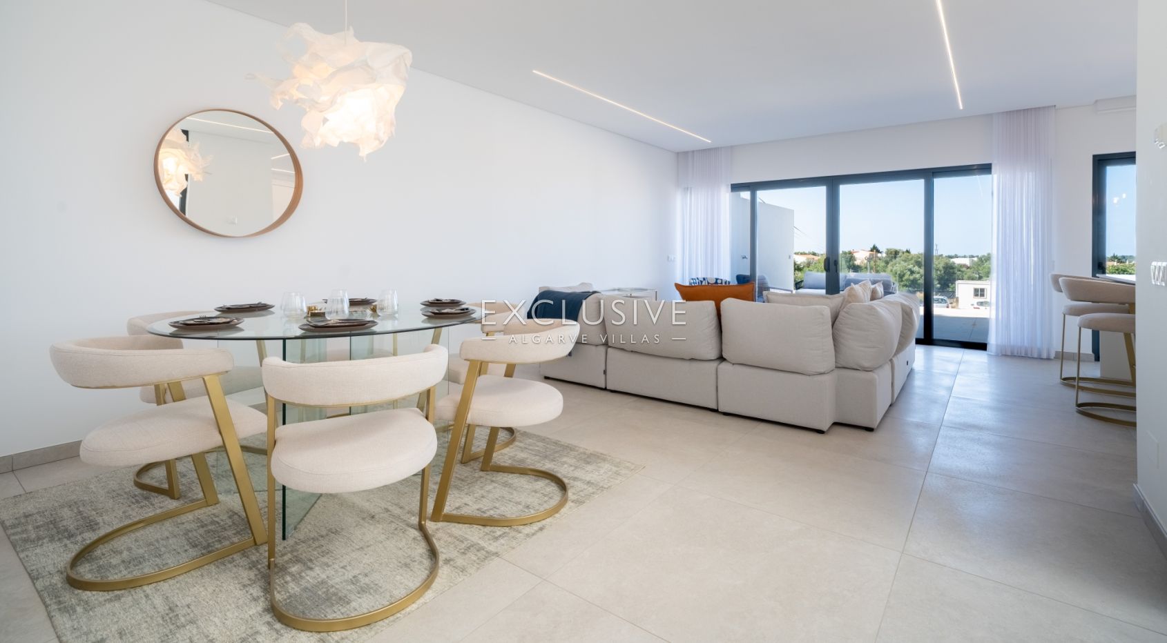 Modern Villa Luxury in Tranquil Almancil with Distant Sea Views, Algarve