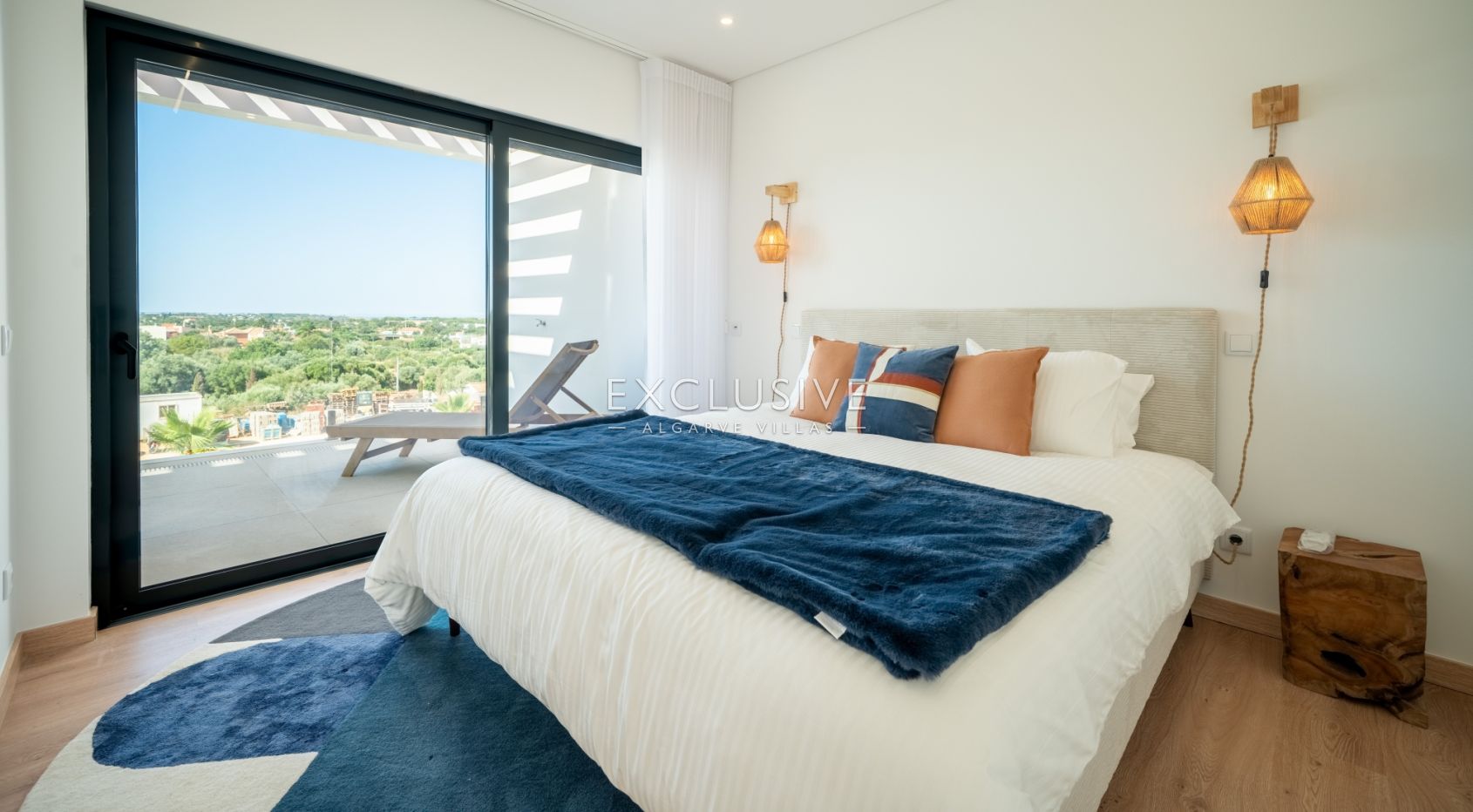 Modern Villa Luxury in Tranquil Almancil with Distant Sea Views, Algarve
