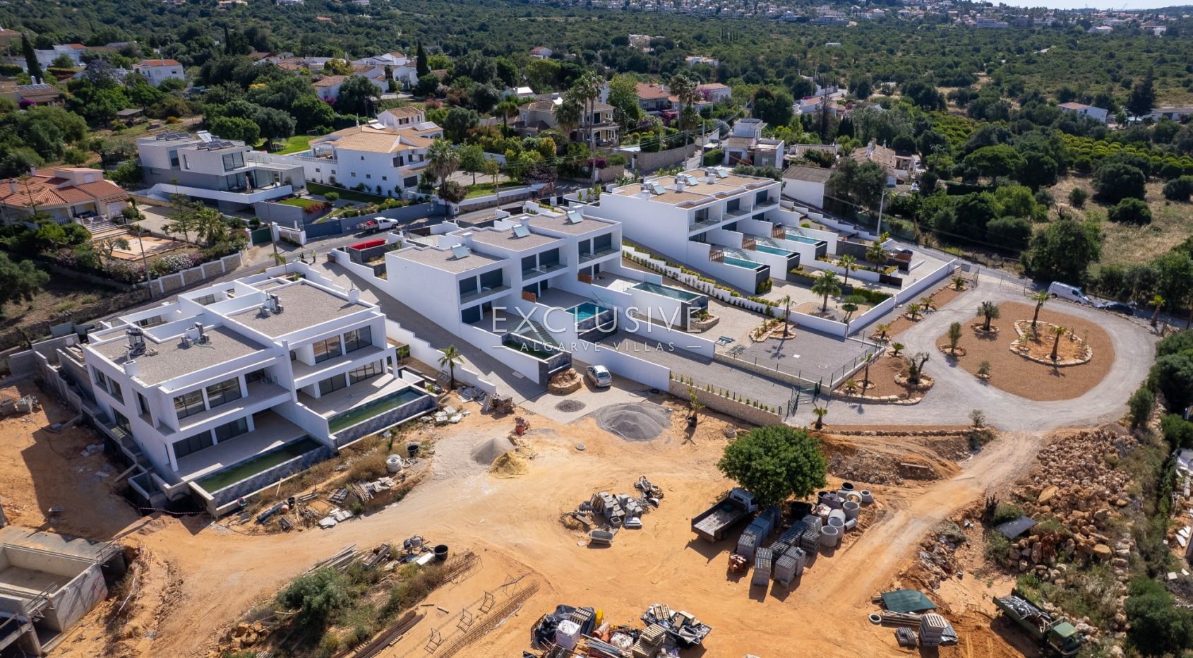 Modern Villa Luxury in Tranquil Almancil with Distant Sea Views, Algarve