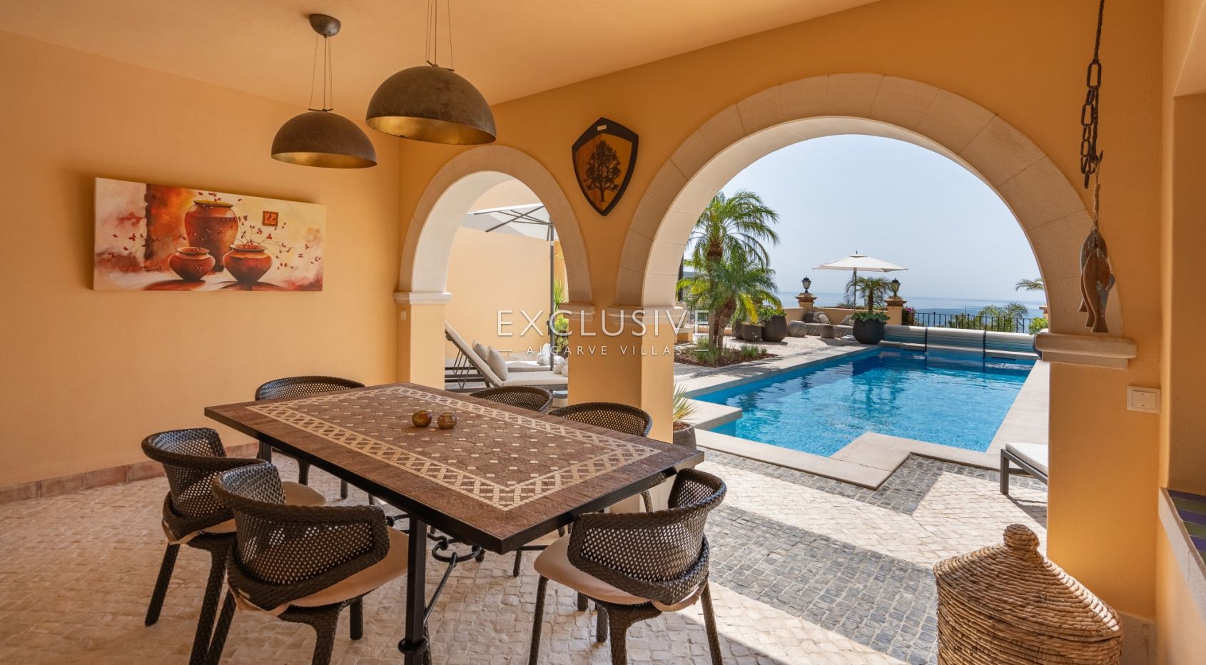 Exceptional Praia da Luz Villa with Breathtaking Ocean and Village Views, Algarve