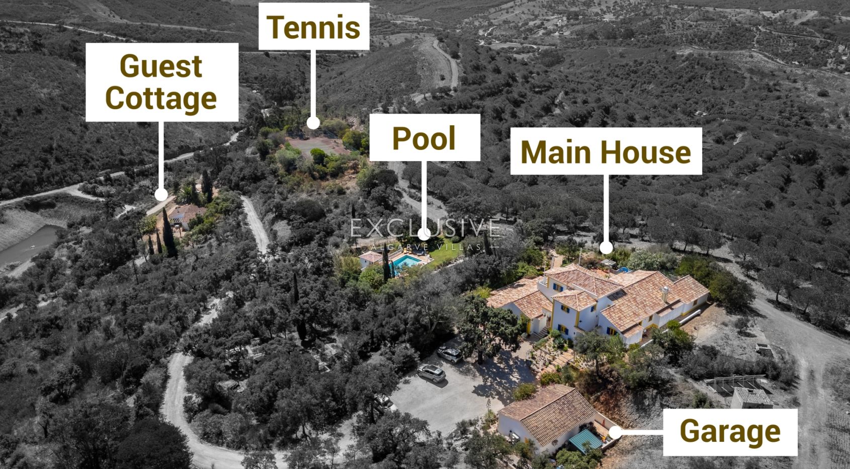 Abgelegenes Landgut mit 17 Hektar in der Nähe von Lagos, Algarve