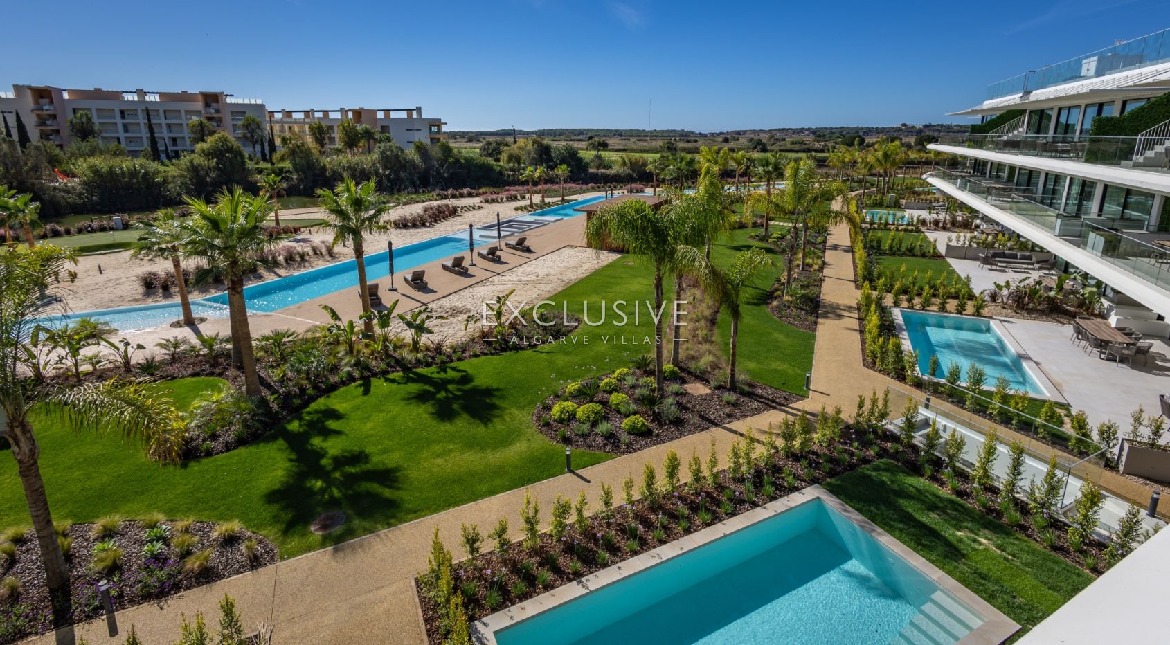 luxury 3 Bedroom contemporary penthouse in Vilamoura with golf and ocean views