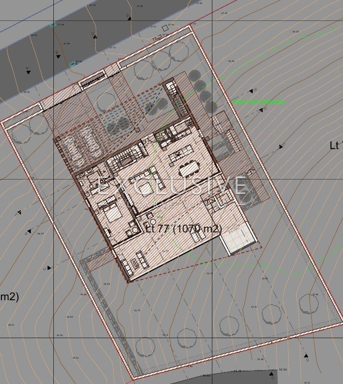 Ocean View Plot with Approved Contemporary Villa Project in Praia da Luz, Algarve