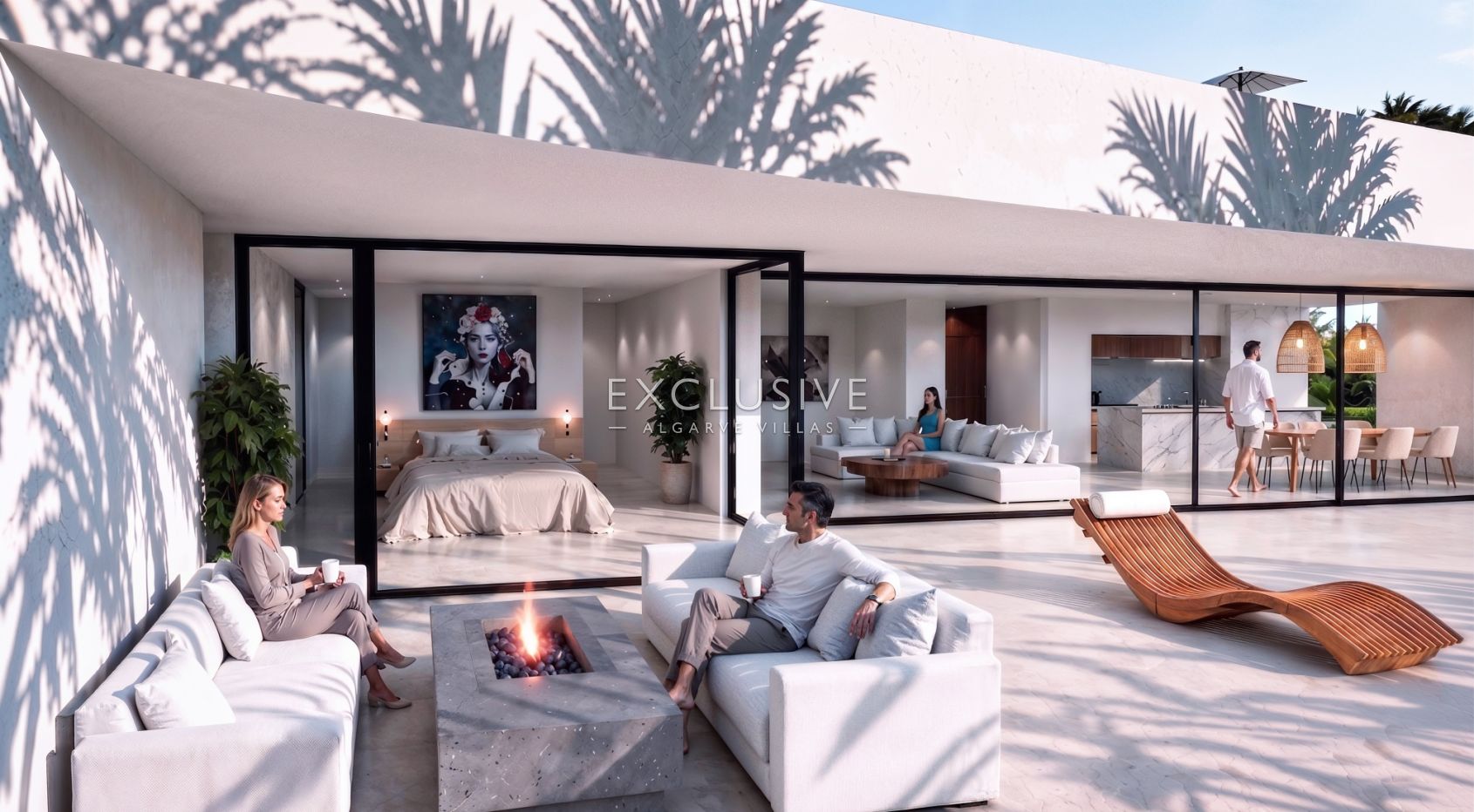 Turnkey Contemporary Villa Project with Ocean Views in Praia da Luz, Algarve
