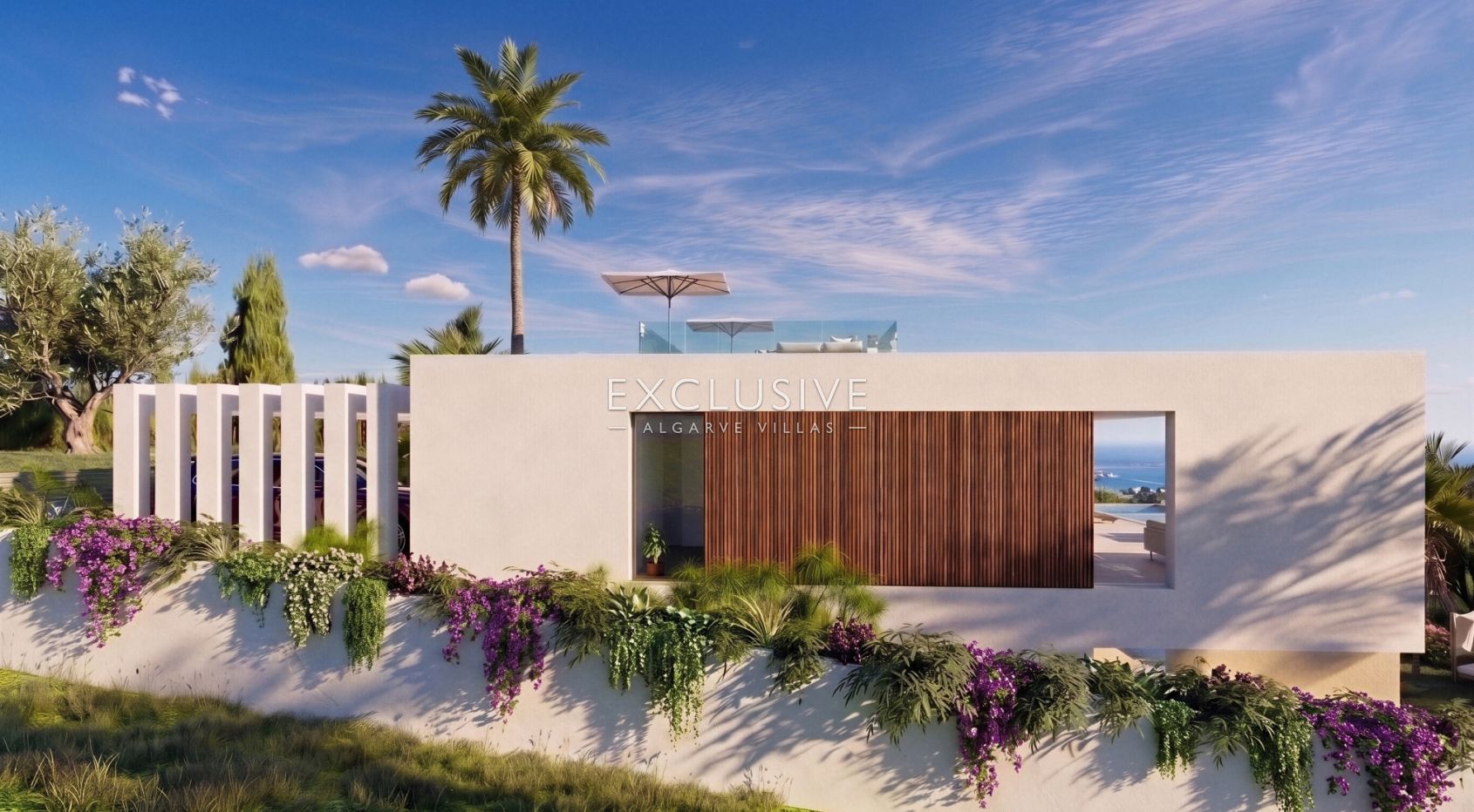 Projet de villa contemporaine clé en main avec vue sur l'océan à Praia da Luz, en Algarve