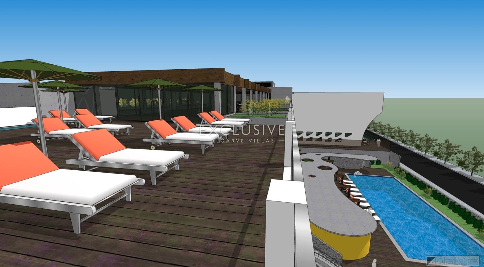 Plot of land to build a senior home in the Algarve with 80 bedrooms