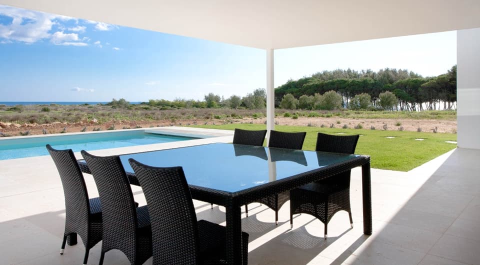 Unique luxury sea view Contemporary villa on front line plot in Burgau near Lagos, Algarve