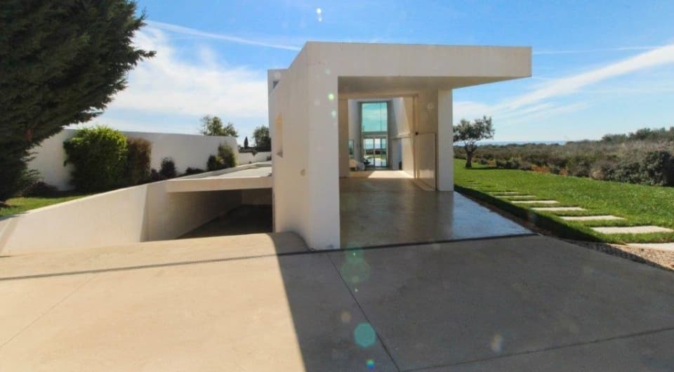 Unique luxury sea view Contemporary villa on front line plot in Burgau near Lagos, Algarve