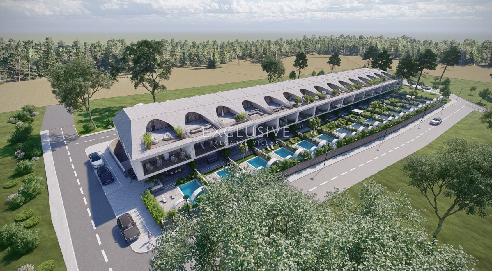 Large plot for construction in a quiet area of Almancil, near golf resorts, Algarve