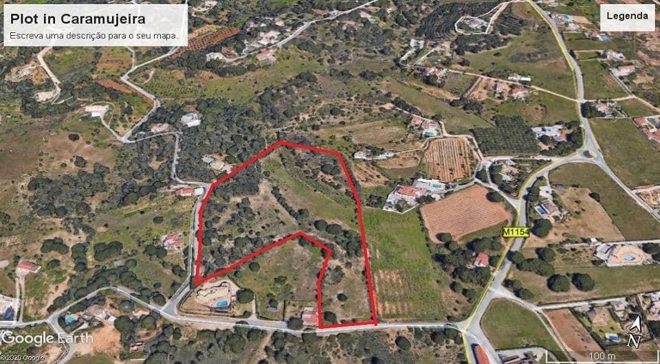 Grundstück bei Caramujeira mit Ruine, Algarve-1