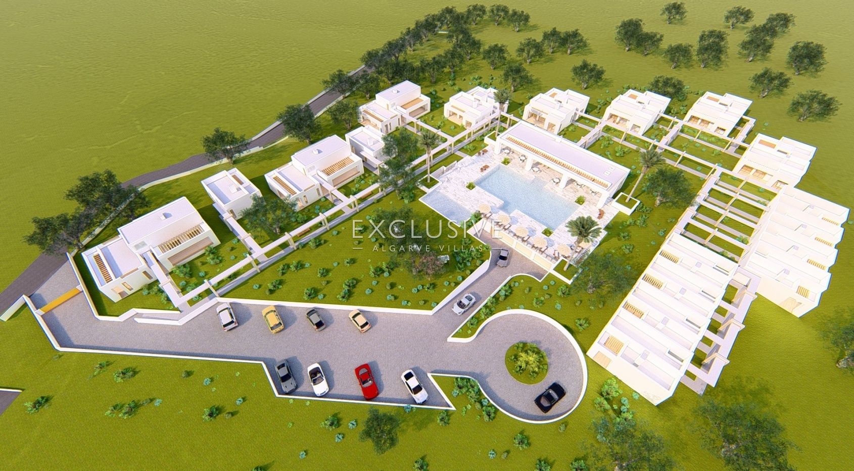 Investment - Plot for development of 18 properties, in Carvoeiro, Algarve