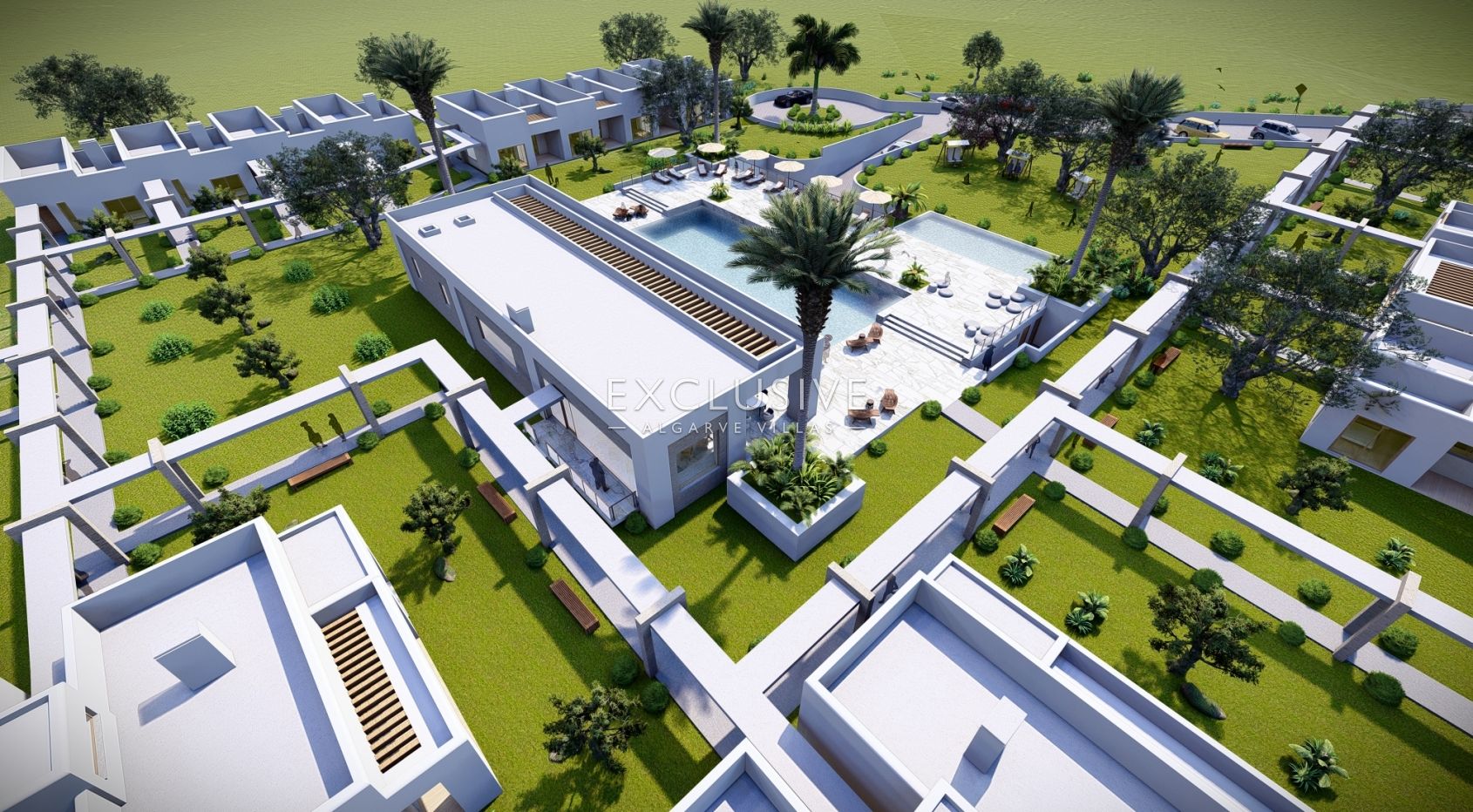 Investment - Plot for development of 18 properties, in Carvoeiro, Algarve