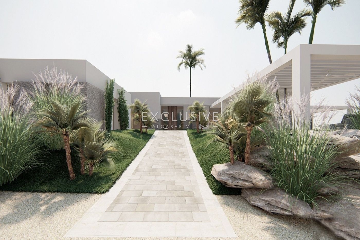 4 ha oder Land in der Nähe von Vale do Lobo mit Projekt für ein großes Haus mit Swimmingpool, zu ver