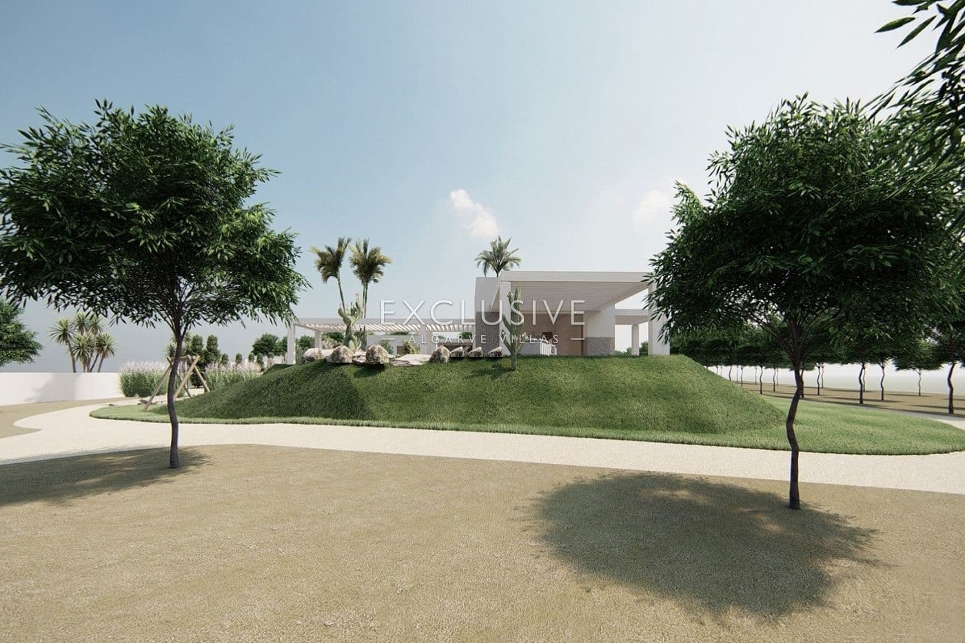 4 ha of Land near Vale do Lobo with project for a large home with swimming pool, Algarve
