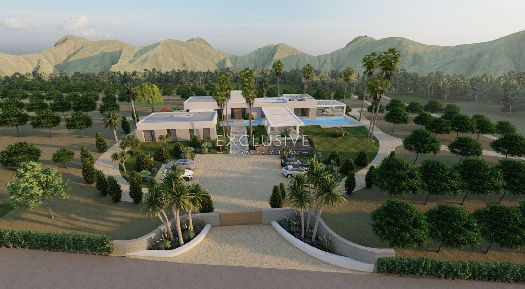 4 ha oder Land in der Nähe von Vale do Lobo mit Projekt für ein großes Haus mit Swimmingpool, zu ver