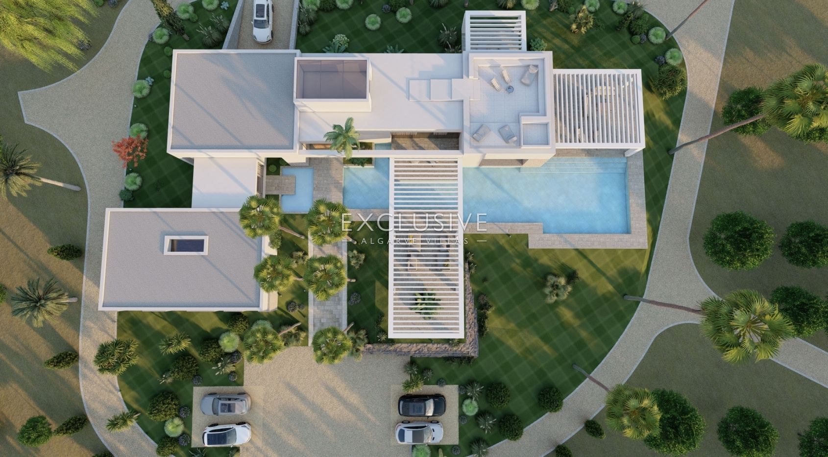 4 ha oder Land in der Nähe von Vale do Lobo mit Projekt für ein großes Haus mit Swimmingpool, zu ver