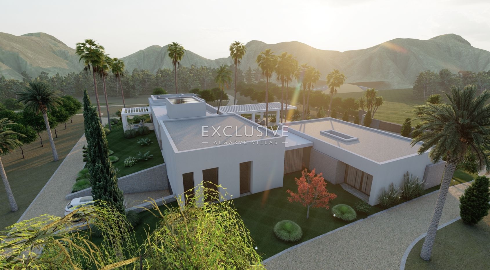4 ha oder Land in der Nähe von Vale do Lobo mit Projekt für ein großes Haus mit Swimmingpool, zu ver